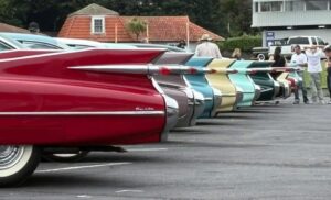 Colourful Cadillacs vs. todays, grey, silver, black and bland!