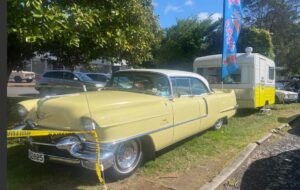 Stacey Cooney 56 ye;;oe and caravan