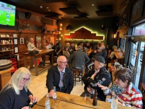 Sat at Black Betty AGM and members